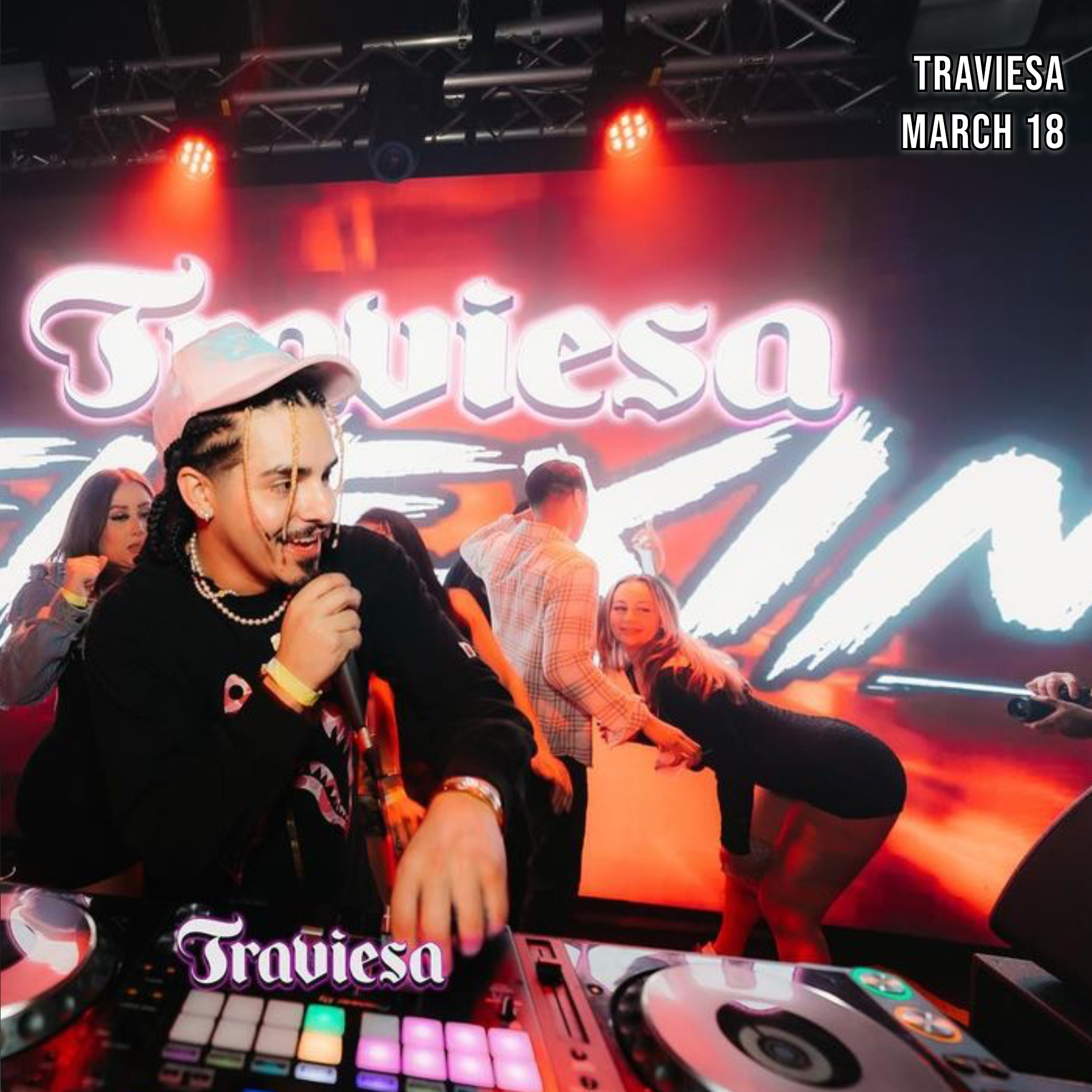 catch one on X: Traviesa Party is BACK this Saturday night 🔥 with  Reggaeton + Hip-Hop vibes all night long 💃🏻 THERE'S NO PARTY LIKE A TRAVIESA  PARTY ❤️‍🔥🤪 🎟: t.coBNYLXnKofg Presented