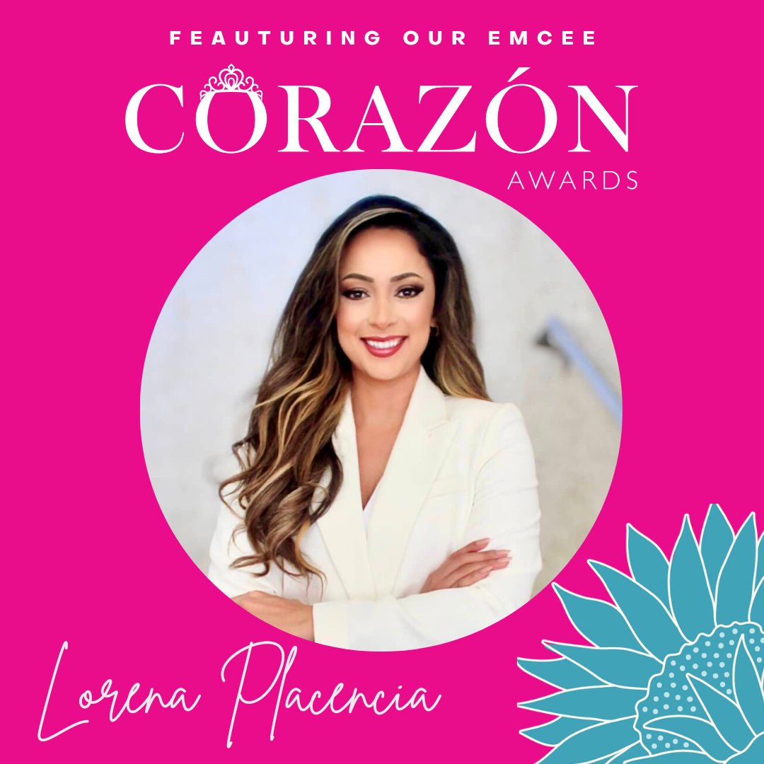 (<a href="/LORENAPLACENCIA/">LORENA PLACENCIA TV</a>) is an Emmy award-winning journalist &amp; we are thrilled she will be our emcee at our Corazón Awards 2023! 

Grab your ticket today: corazon.cbo.io! 

#CMMCorazon2023 
#CMMquinceanera 
#ConMiMADRE