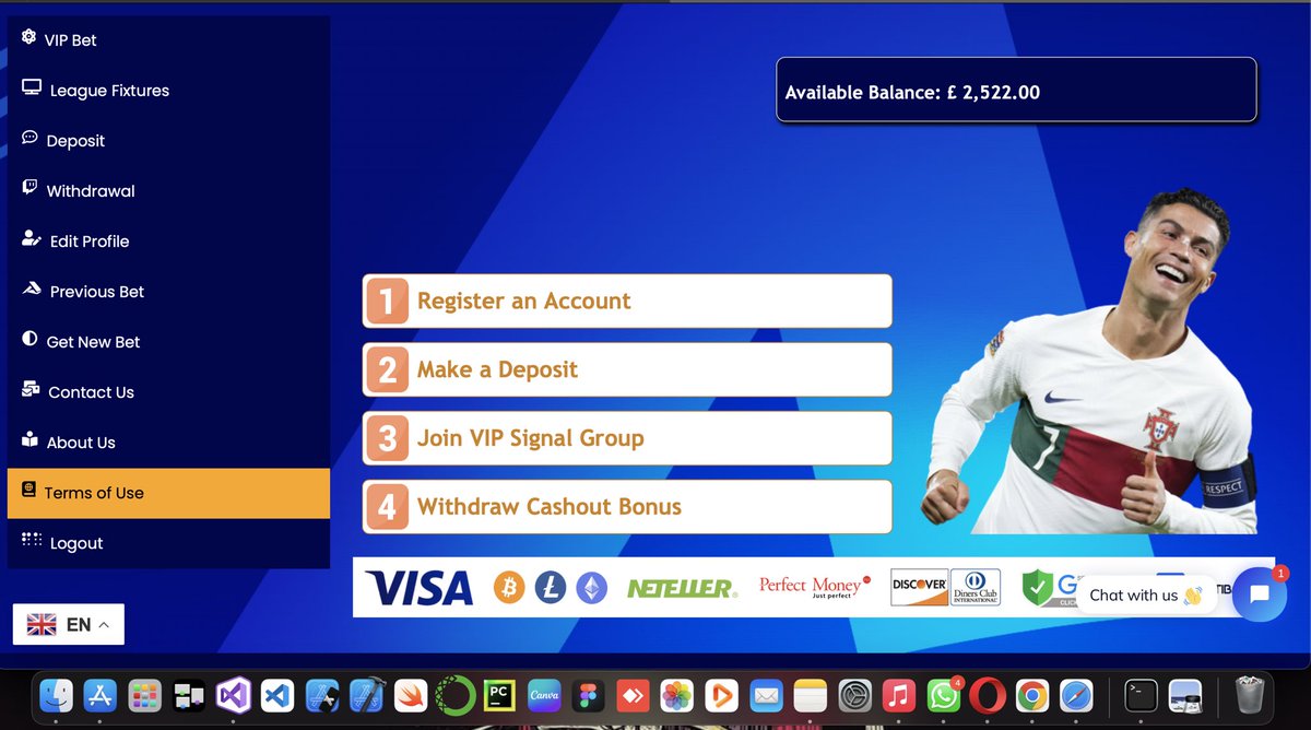 gozkybrain4u's tweet photo. Day 82 of  #100DaysOfCode

Testing my project with this Sports Betting Platform, i didn’t let my health hold me down. 😊 
#100daysofcodechallenge #javascript
#webdevelopment #Frontend
#developer #selftaughtprogrammer #programming #WordPress #React https://t.co/B3xjzWbtB8