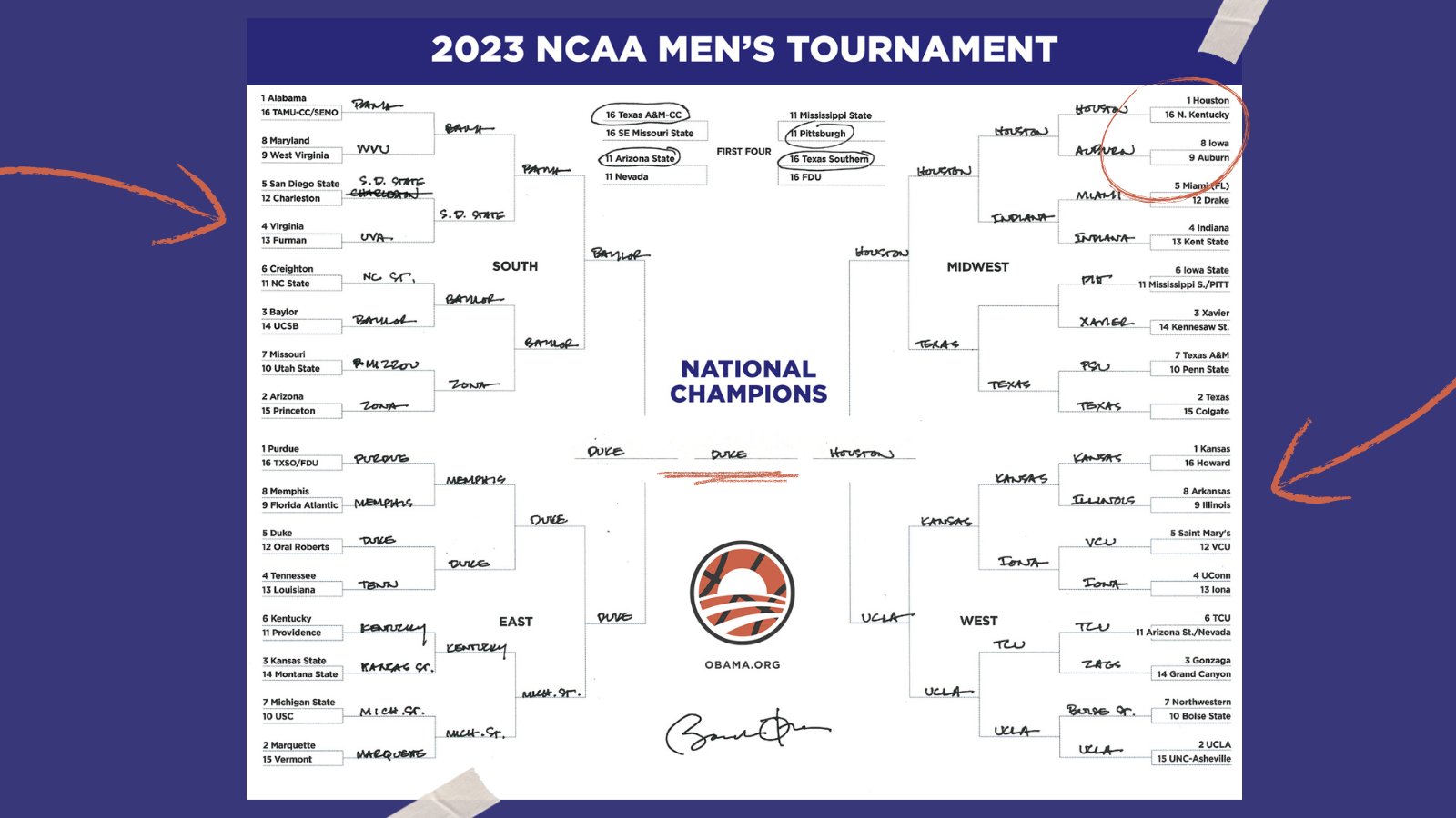 Barack Obama on Twitter "It’s the best time of year! My MarchMadness