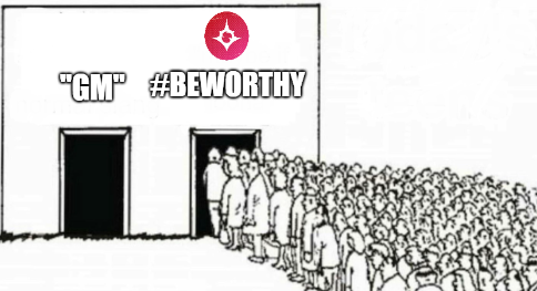 -Meme n°18 (day 8 of meme everyday, you can also check the previous memes by following the quote retweets &amp; checking pinned)
#Overworldmeme #Overworldplaymeme #BeWorthy
Titled : "BeWorthy is the new GM"
<a href="/HeyJeremyHorn/">Horn</a> <a href="/blind_gg/">Blind</a> <a href="/OverworldPlay/">OVERWORLD</a>