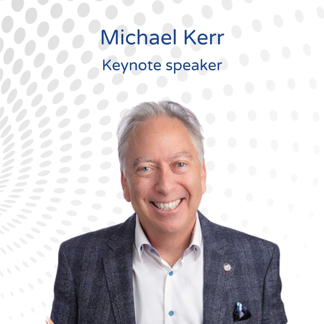 sask_cuma's tweet photo. Michael Kerr will be joining us as a keynote speaker at the 2023 CUMA Saskatchewan Annual Conference &amp; Tradeshow. 

Michael travels the world researching &amp; speaking about inspiring leaders, inspiring workplace cultures, and businesses that leverage their humour to drive results! https://t.co/giWF0jLZmp