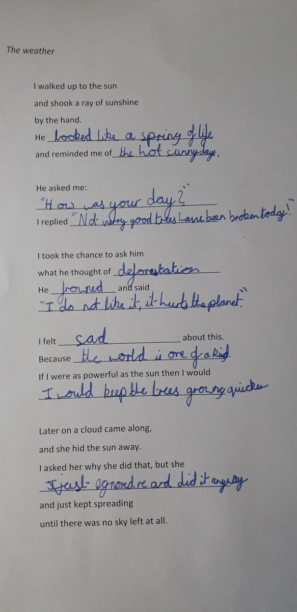 DeanCESchool's tweet photo. Key Stage 2 welcomed the poet Lucy Burnett into their classrooms today thanks to @WordsworthGras. She did a couple of workshops focusing on writing different poems relating to the environment. The children ended the session with inspiration from Wordsworth himself! #poetry https://t.co/407p1i6eeb