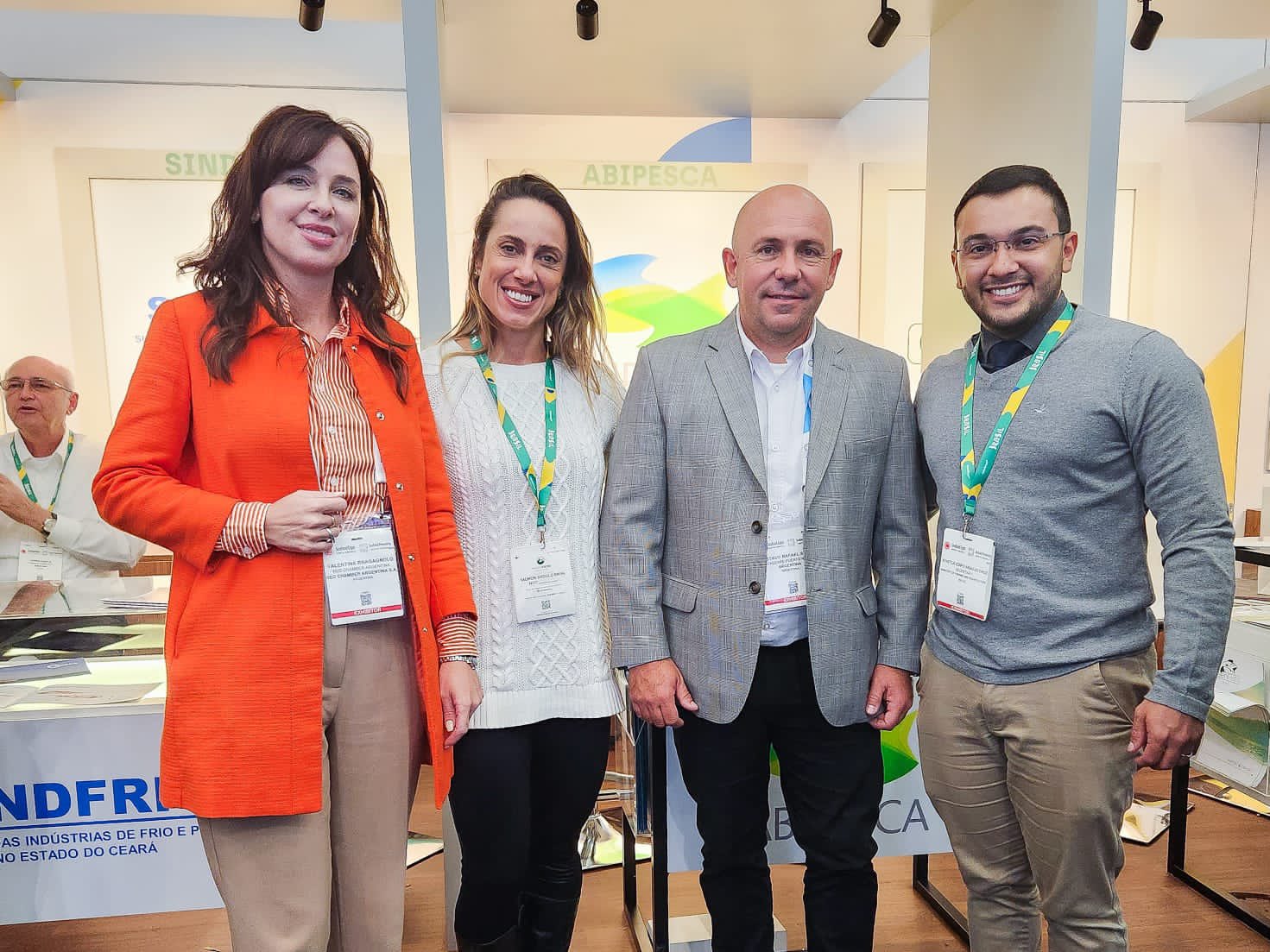 En su última actividad en Estados Unidos, Sastre se reunió con la Asociación Brasilera de Pesca