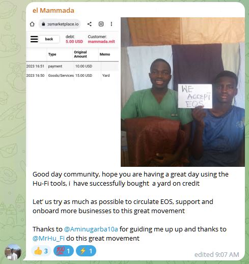 EOSPGLMLT_BP's tweet photo. @MVanegasLA @JeremyinKansas @EOS_Bees @UN This is correct.  The #EOS blockchain acts as the bank holding the value for a user. The #EOS blockchain sustains the code that allow any user to upload a loan to another, administer balances, provide receipts, etc. WEB3.0 is proving banks can be replaced. #MyvoteEOS #HuFi https://t.co/GIQbc4szKk