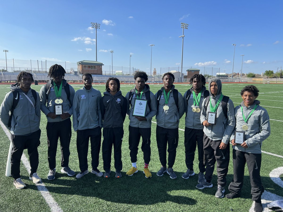 Congratulations to the Clear Falls Knight Relay Team Champions.