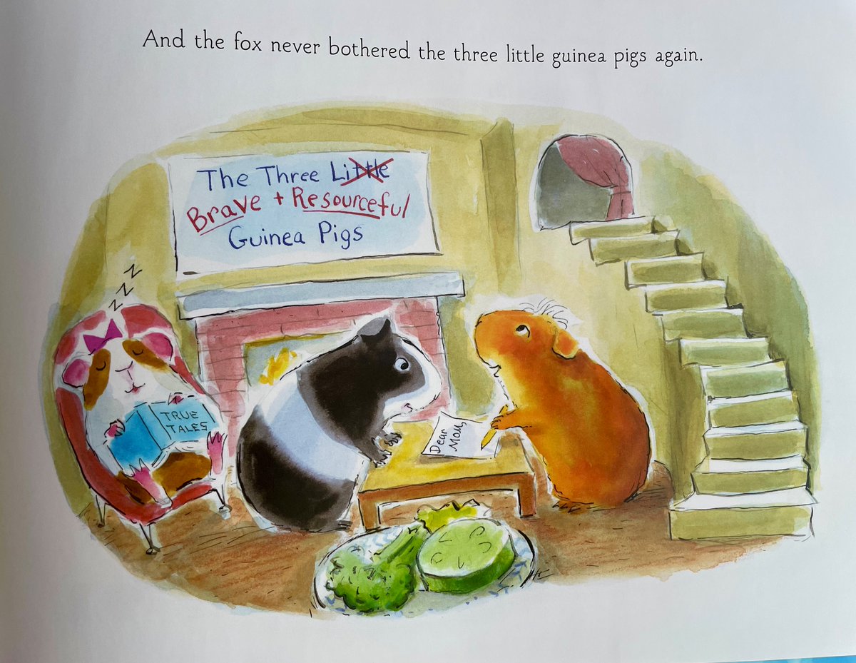 I love a new twist on a classic! <a href="/ericaperl/">Erica S. Perl</a> and Amy Young do not disappoint! Fantastic word choice, fact-filled back matter, clever female characters (LOVE their revised banner), and fluffy wiggles (kids will giggle at that page😂). Make yourself happy—go get this book!