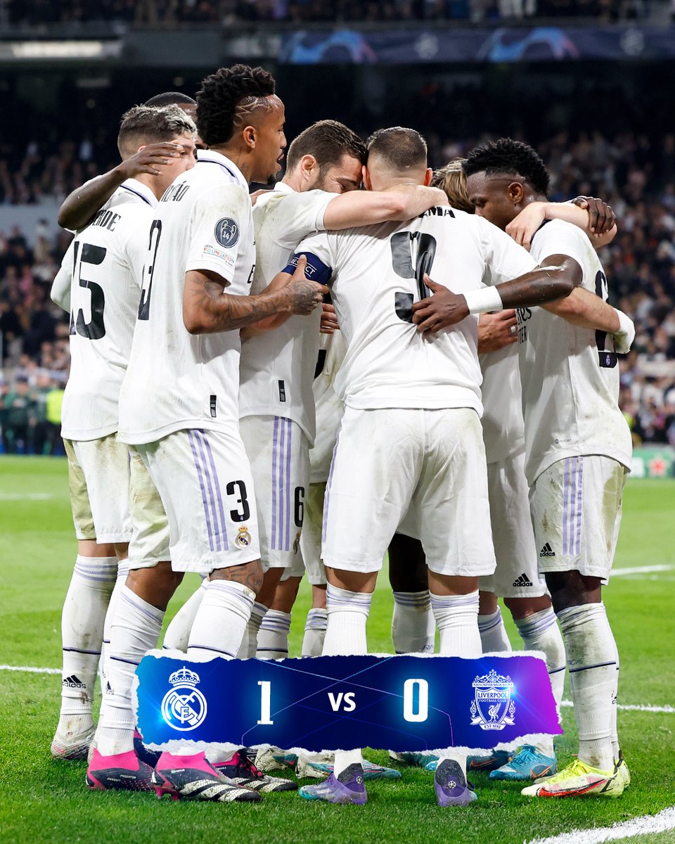 🏁 FP: @RealMadrid (6) 1-0 (2) <a href="/LFC/">Liverpool FC</a>
⚽ <a href="/Benzema/">Karim Benzema</a> 78'
#UCL