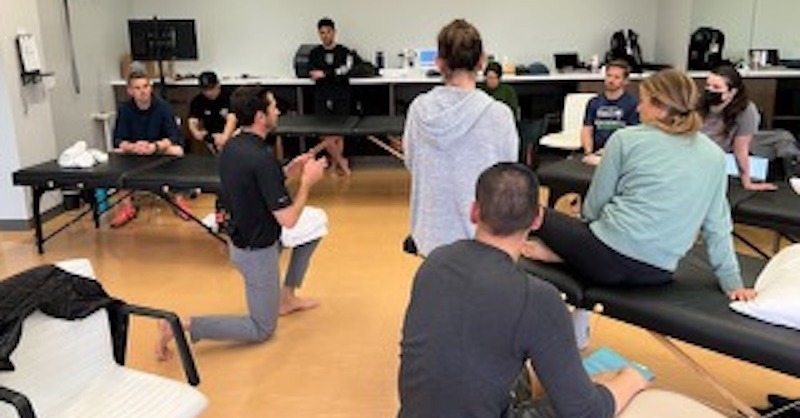 IPAPhysio's tweet photo. Last weekend @prumford taught Dynamic Foot and Ankle in San Diego. Dr. Kelsey Sprattler took her first course after returning from maternity leave! @kevinhartsough helped @posturequeen teach CoreFirst Strategies in Chico. IPA Physio is always learning and teaching! https://t.co/lsxHGDssb3