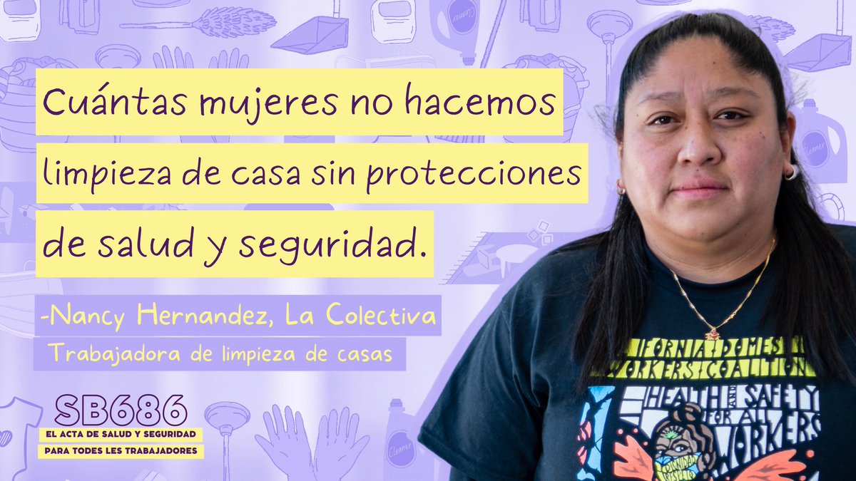 This #WHM meet Nancy! A housecleaner and worker leader with <a href="/LaColectivaSF/">La Colectiva</a> who is fighting to ensure health and safety protection for domestic workers in CA!
