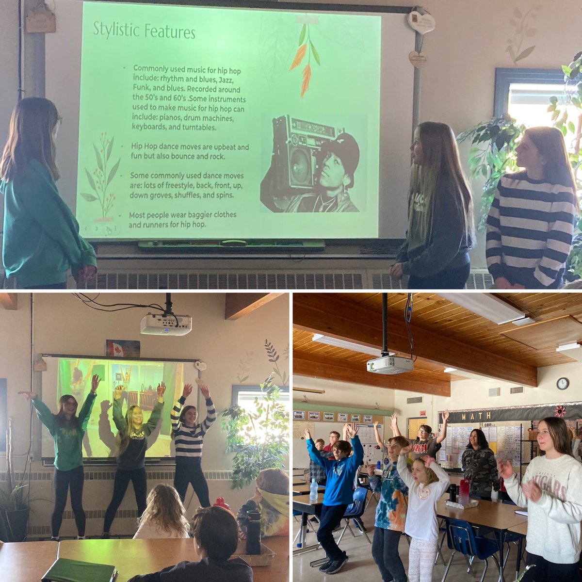 MrsKulcsar's tweet photo. My @PrideInThePaw 6/7’s are having a blast sharing their dance presentations with the class. They researched a type of dance and shared their information in a PowerPoint, demonstrated, and taught a portion of the dance they chose. Entertainment at its finest!!💃🕺🏼 https://t.co/Z5f5fIUx8Y