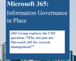 “Why not just use Microsoft?” That client question kicked off a research project to understand what the new M365 Purview Records Management modules delivered and what limits my global corporate clients might need to work around.

ediscoveryjournal.com/edj-research-m…