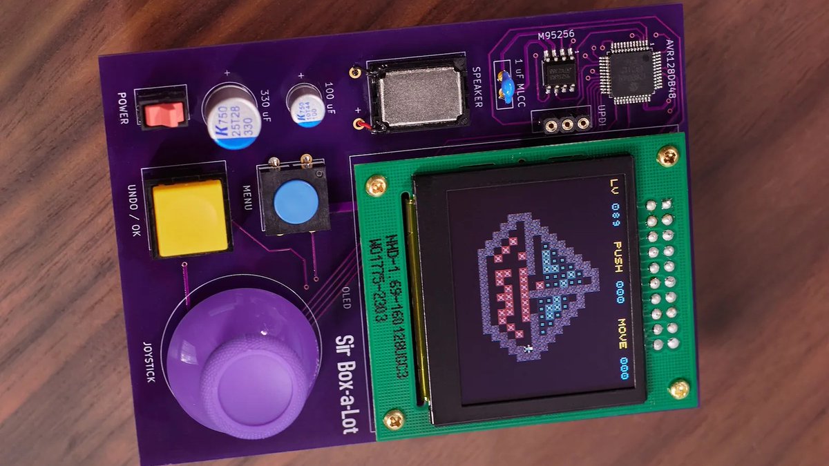 MicrochipMakes's tweet photo. .@lcamtuf details how he took his AVR128DA28-based Sir Box-a-Lot perfrboard project and made it worth of a Kickstarter campaign! A great read for anyone interested in designing their own PCBs: https://t.co/f5XOHRCPww https://t.co/G8JpyNoGrU