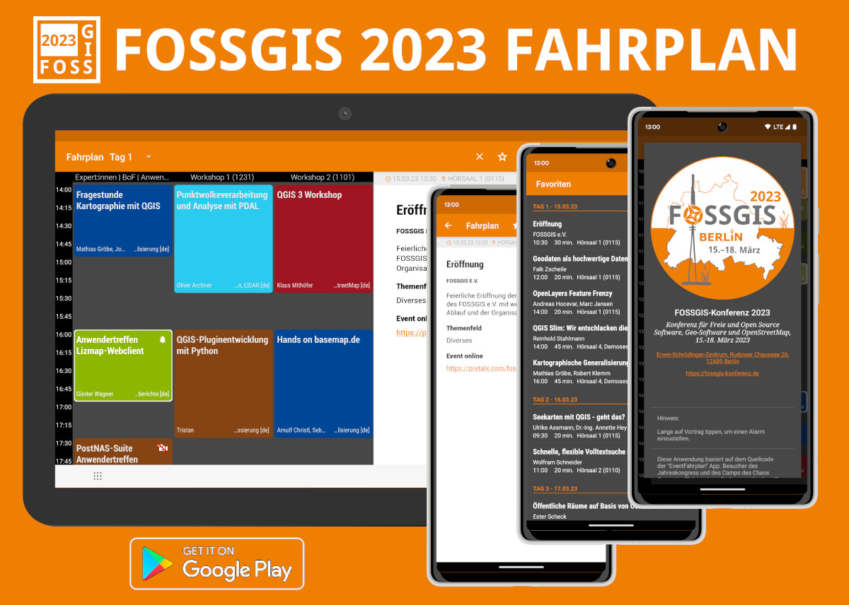 tbsprs (@tbsprs) on Twitter photo Einen schönen Tag 2 auf der Konferenz wünscht die offizielle 🧭 FOSSGIS 2023 Fahrplan App für Android
🛒 play.google.com/store/apps/det…
#fahrplan #FOSSGIS2023 <a href="/FOSSGIS_Konf/">FOSSGIS Konferenz</a> Einen schönen Tag 2 auf der Konferenz wünscht die offizielle 🧭 FOSSGIS 2023 Fahrplan App für Android
🛒 play.google.com/store/apps/det…
#fahrplan #FOSSGIS2023 <a href="/FOSSGIS_Konf/">FOSSGIS Konferenz</a>