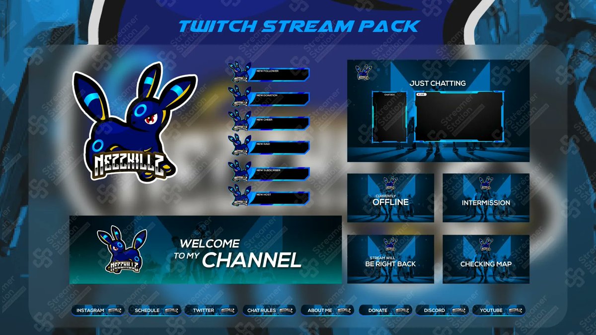 genisis_vargus's tweet photo. Stream like a pro with our top-of-the-line Twitch overlay pack.
For more info send us message & visit our website.
https://t.co/2diKniIysv
#StreamAlerts #LogoCreation #StreamScreens #FullStreamPack
#StreamOverlays #TwitchAlerts #TwitchBanners #TwitchLogos #TwitchScreens https://t.co/RYi6L8S32b