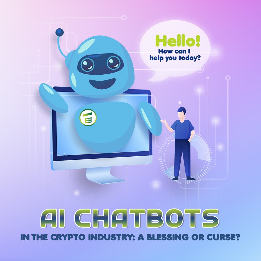 ethical_token's tweet image. How are 𝐀𝐈 𝐜𝐡𝐚𝐭𝐛𝐨𝐭𝐬 influencing the crypto market? Here are some slides to show its effects. 🤖

#chatbotmaker #bot  #blockchain #customerservice#customersupport  #chatbotdesign #messengerbot #chatbot #cryptonews  #ethereum #crypto #binance #ethicaltoken #bitcoin