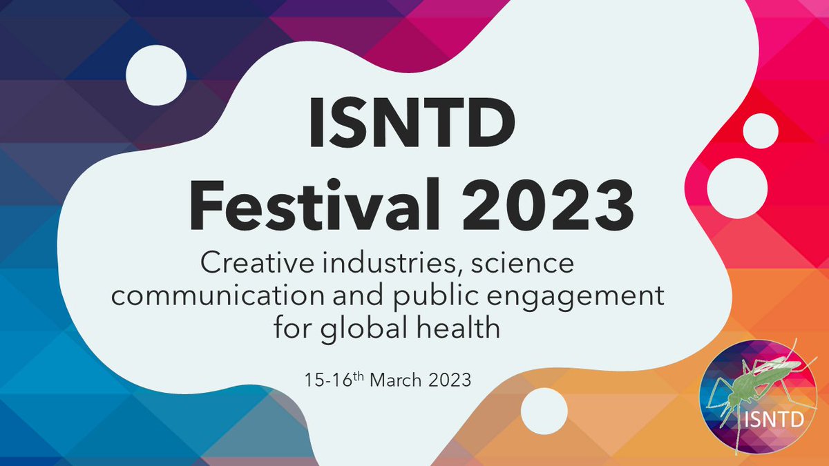 #ISNTDFestival session at 11:15-13:45 UTC, Mar 15
👉From creative process to advocacy
👉isntd.org/isntd-festival