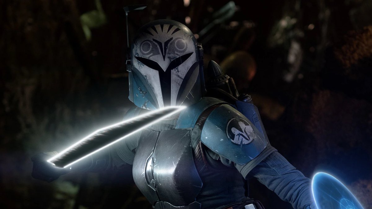 HLND_PROD's tweet photo. Mommy? 

Sorry.

Ready for tonight’s episode?? #Mandalorian 

Why don’t you listen to this to catch up? 

https://t.co/RZMc59hrUB https://t.co/tAaLH9VtCg