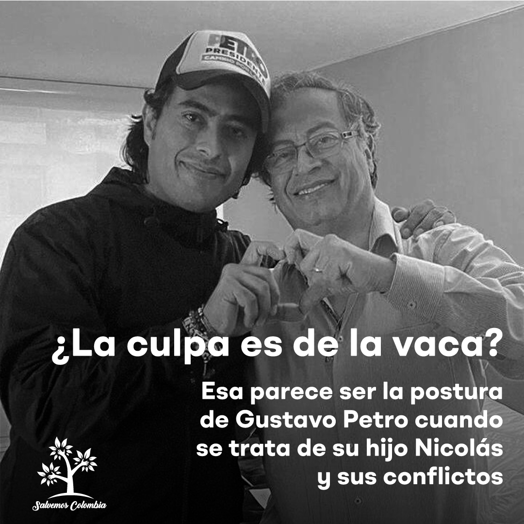 SalvemosCol's tweet photo. "Nunca tuvimos la oportunidad de convivir, no lo crié, esa es la realidad".

En una declaración reciente, el político colombiano admitió que no crió a su hijo, lo que sugiere que no debería ser responsabilizado por las acciones de su hijo adulto. Pero, ¿es esta una excusa válida? https://t.co/Q9Fmrb8OW6