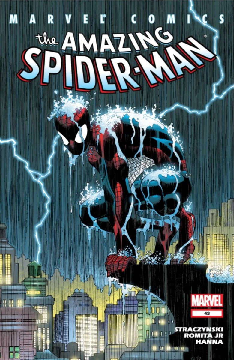 RT @tododiacapa: The Amazing Spider-man (vol. 2) #43 (2002)

Arte por: John Romita Jr. https://t.co/hryrl7PynB