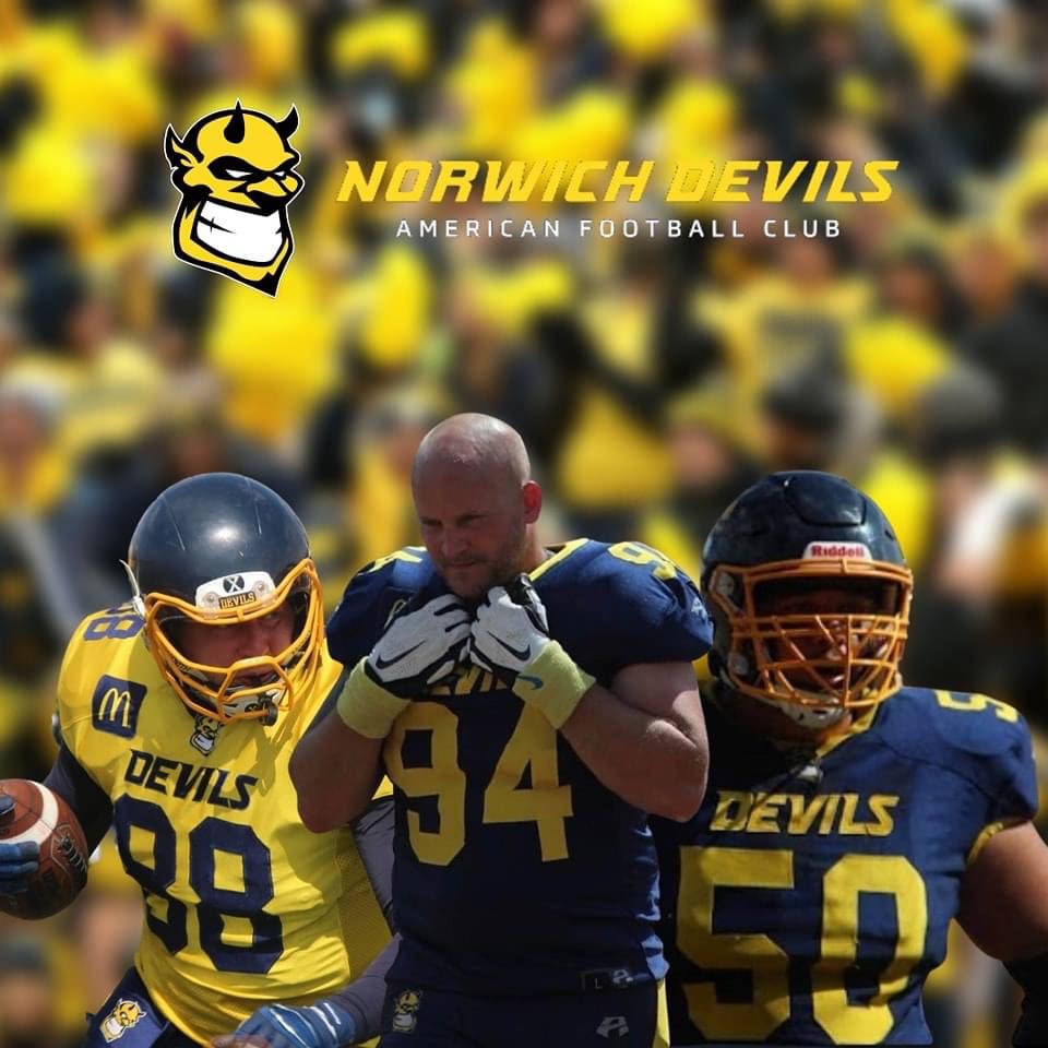 CharlieKeohane's tweet photo. So Proud to be Offensive Captain for the @NorwichDevils for 2023 💙💛
Can’t wait to get started this Saturday…
#DevilsOn3 https://t.co/mQkzvplNsm