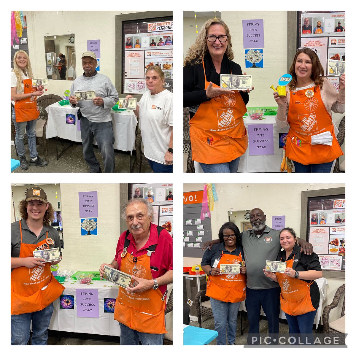 ChantellRSimon's tweet photo. Springing into success sharing💵💐 at THD #0362 @ChadAbadie1 @ChrisDurand_HD @jasonmleblanc https://t.co/G0aC3E2121