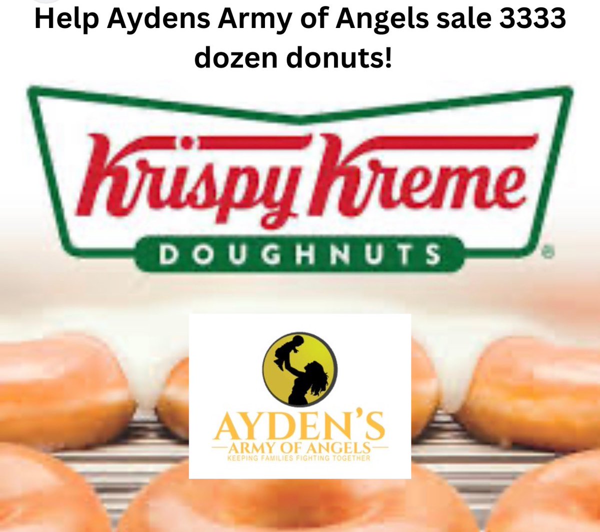 Ladylicari's tweet photo. 🍩 Doughnuts for a cause!! 🍩  March 20,2023 Until April 20, 2023, 50% of your order will be donated back to Ayden's Army of Angels Simply buy online, visit your local store &amp; redeem using your code. Treat yourself or even gift them to friends
https://t.co/mUJmgKQliX https://t.co/ITjWwDfkId