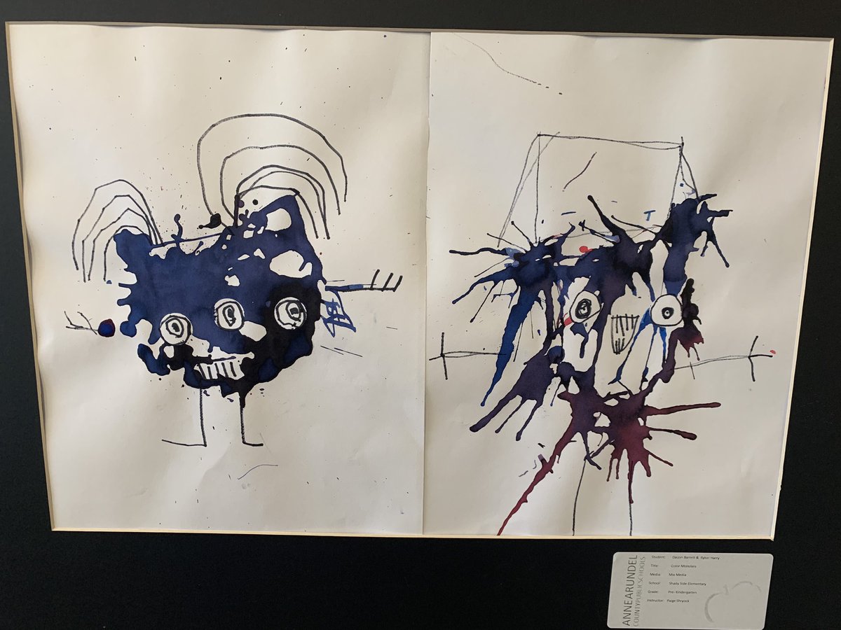 Pre-K artists at the Deale Library Art Show!
⁦<a href="/pg_shryck/">Paige Shryock</a>⁩ ⁦<a href="/ShadySideAACPS/">Shady Side ES</a>⁩