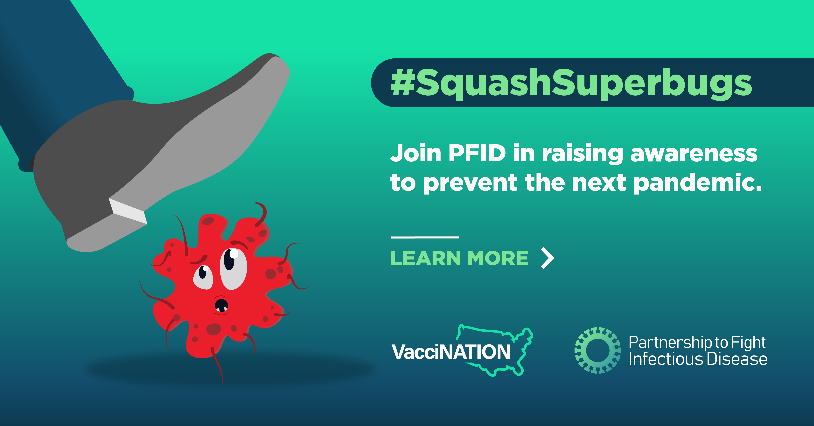 JCarolynn's tweet photo. Let's Squash Super Bugs. Join the Partnership to Fight Infectious Disease to learn more about the threat of AMR and raise awareness on March 16th #squashsuperbugs; #msg_erc; #germhunterMD https://t.co/LJSlOcWJKM https://t.co/ErvJArytai