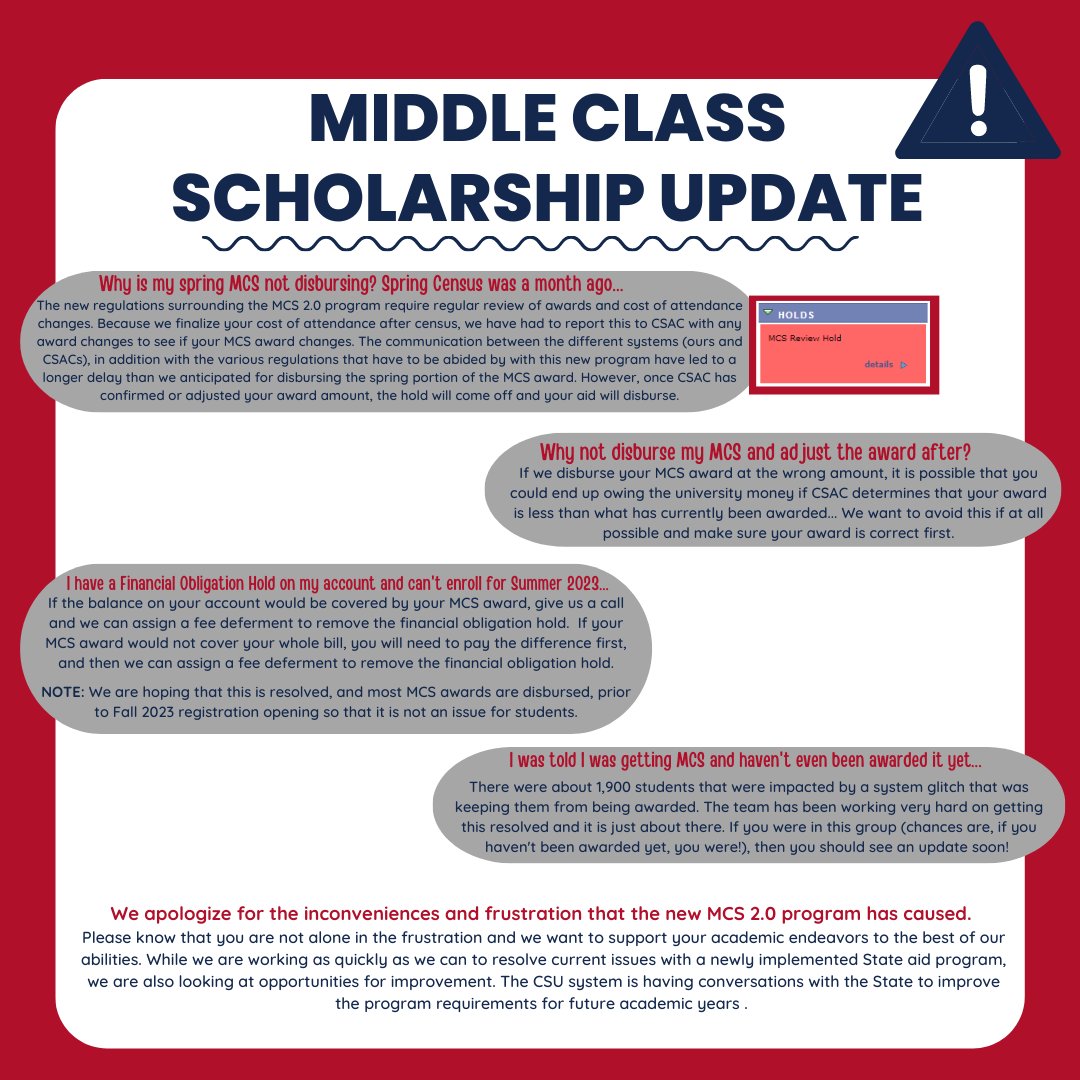 Middle Class Scholarship Disbursement Date 20221