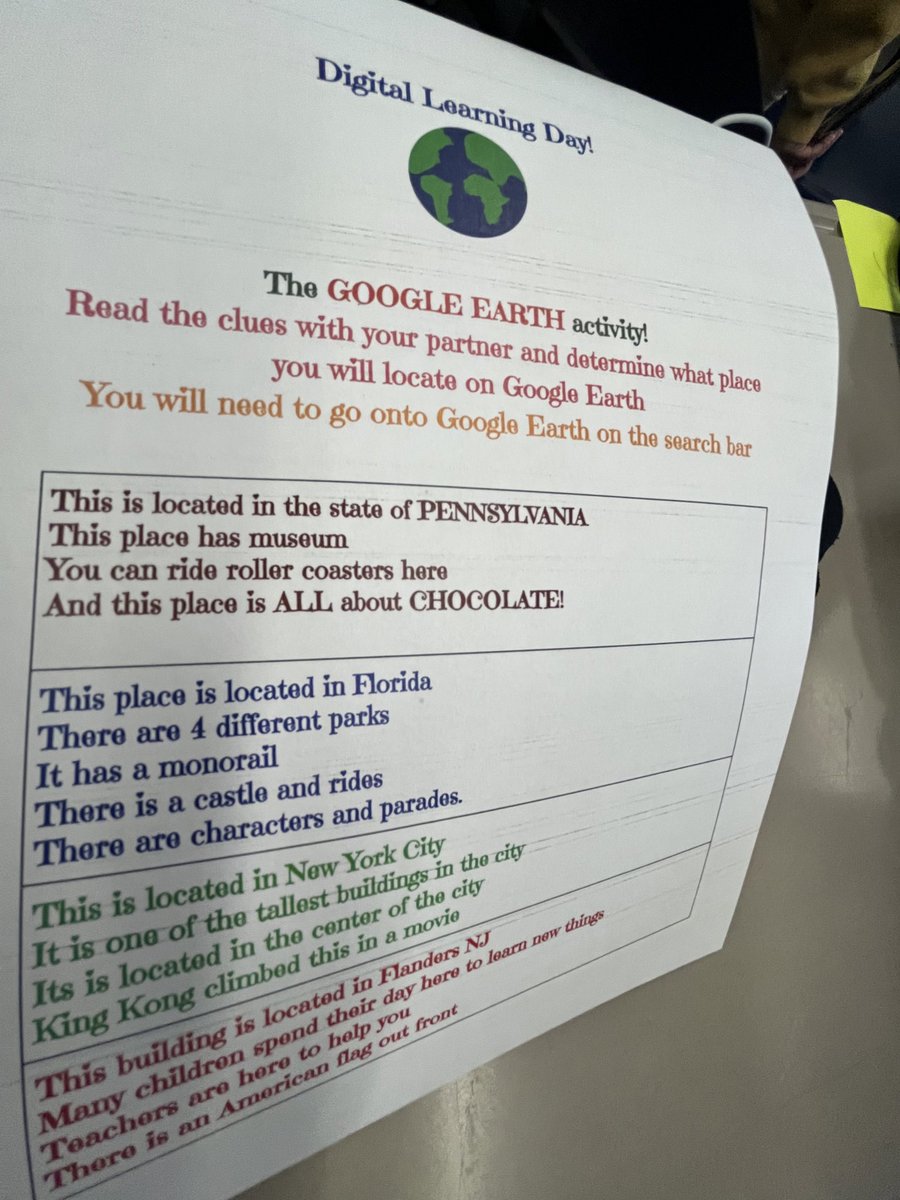 WronkoHamed5th's tweet photo. Digital Learning Day: Google Earth with 5th grade/kindergarten buddies @@MtView07836 @melandyk @JOlsyn1109 https://t.co/zeNbfrIWVe