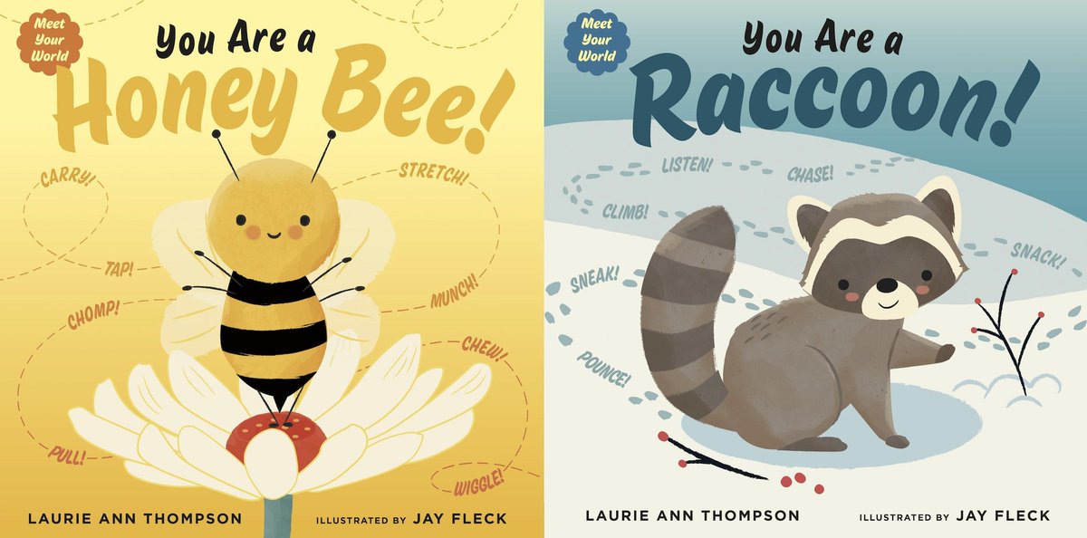 Any ARC sharing/review groups want to read young PBs about 🐝🦝? DM me! #BookAllies #BookExcursion #BookExpedition #BookHike #Bookishbunch #BookJaunt #BookJourney #BookJunkies #BookOdyssey #BookPortage #BookPosse @greenpb2023 @steamteambooks @penguinkids