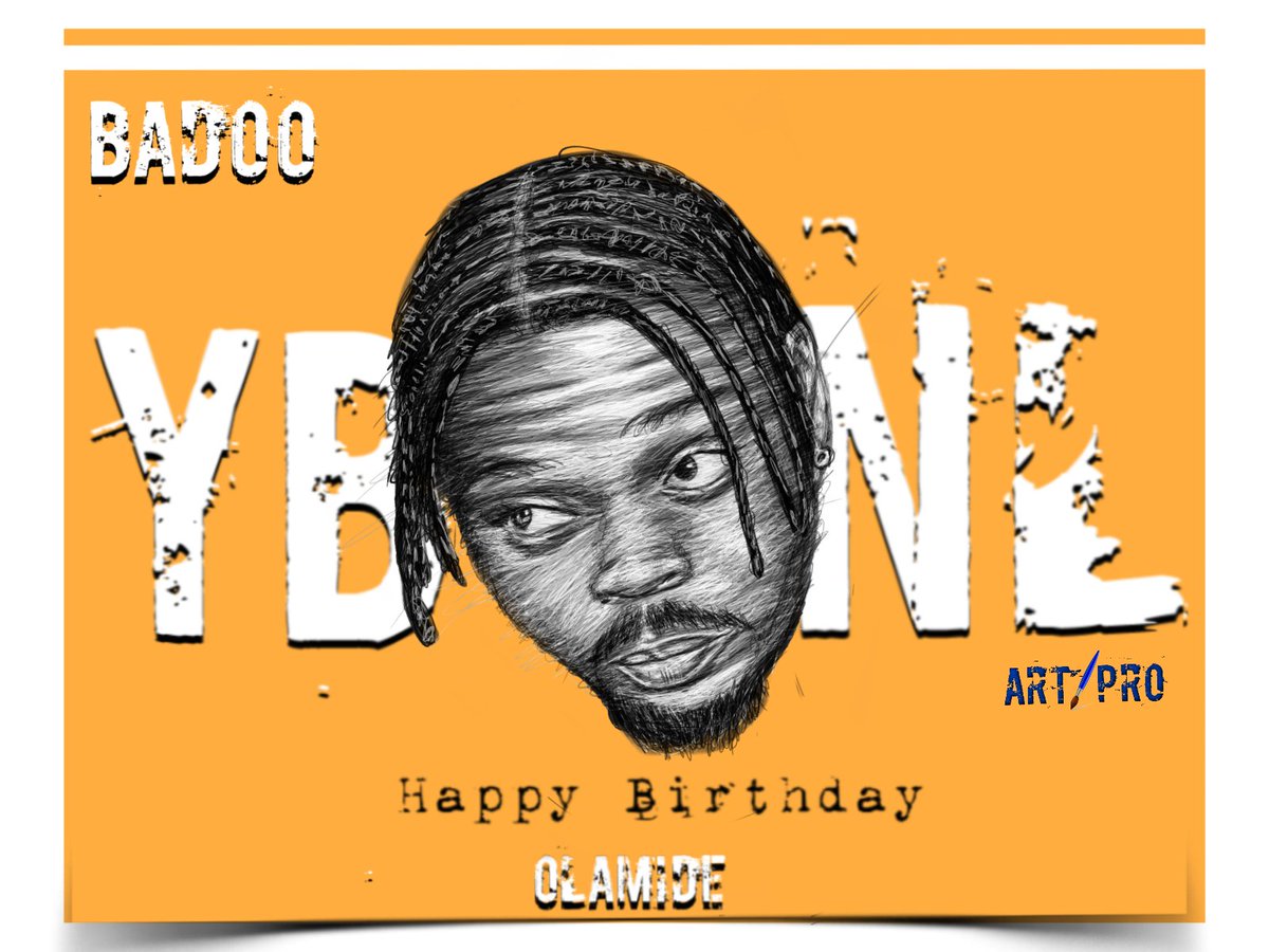 artpro_01's tweet photo. Happy Birthday to olamide Badoo 🖌️🎯 #olamide #ybnl #birthday @DONJAZZY @adekunleGOLD #asake #gentility #newrelease #YBNL #Ybnlmafia #music #art #hiphopbeats #hiphopculture https://t.co/hwVNvYWQgN