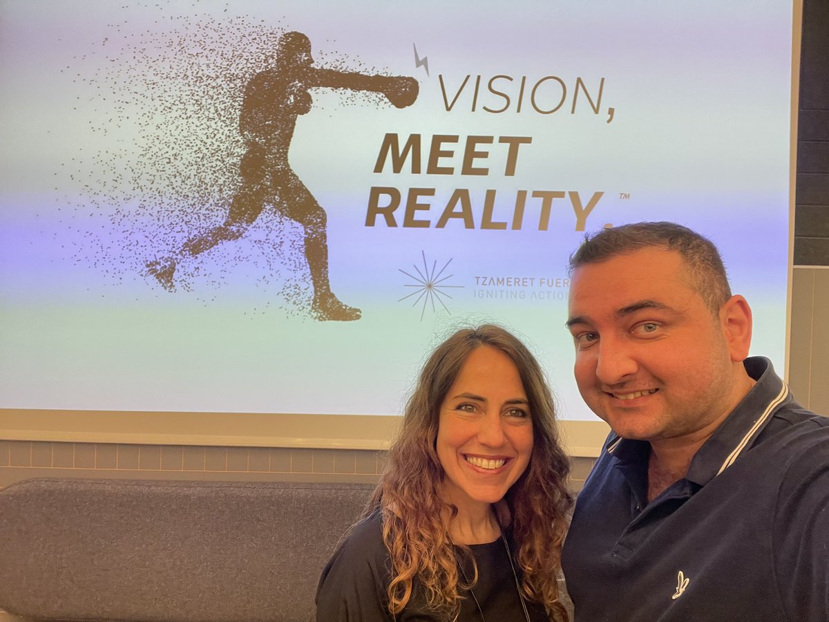 demibenari's tweet photo. Thanks to @tzameret_f for the Inspirational talk “VISION, Meet Reality.” for the “#InternationalWomansDay day”, An honor having you at @panorays and of course heaving a #CyberSelife ❤️ #MayTech #מאיטק Tz@tzameret.com https://t.co/B3FrYQ6ptN