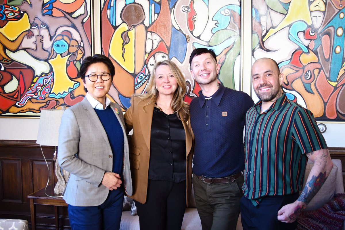 kristynwongtam's tweet photo. Honoured to work with @MaritStiles @ItsScarlettBobo &amp; Peter Maragos at Queen's Park to improve safety for drag artists in Ontario. This government must do more. Anti-2SLGBTQIA hate is the rise and our human rights cannot be compromised. #OnPoli https://t.co/8Qu4DAeC9k