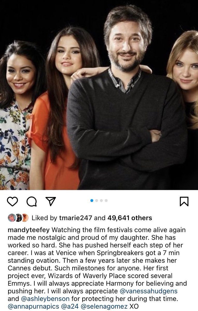 OfficialSGnews's tweet image. Selena Gomez mom via Instagram #SpringBreakers