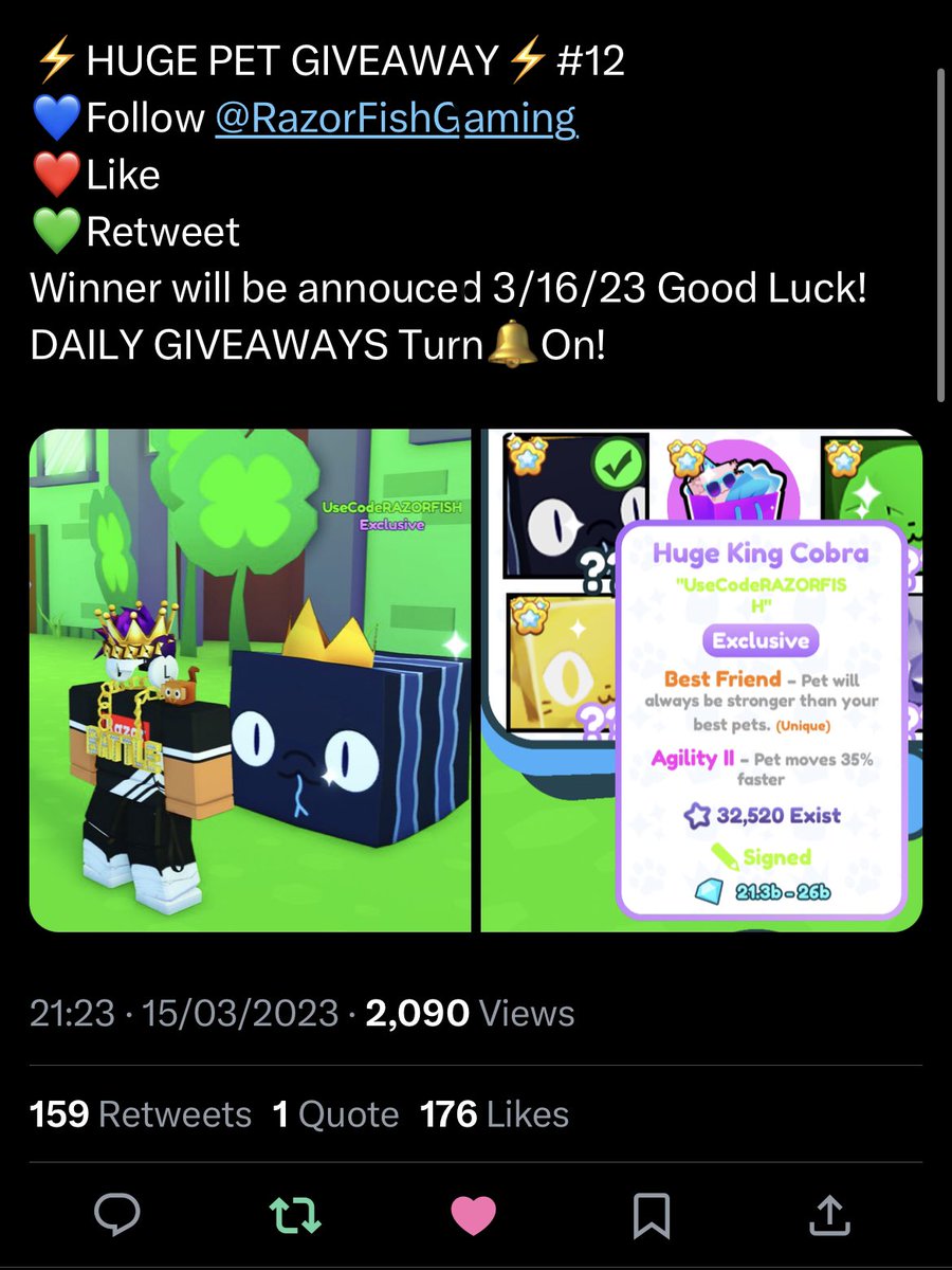 CrossroadsOwner's tweet photo. @RazorFishGaming Here’s the proof: my user is: ToonD_SPLAsh https://t.co/fDqERuY1tK