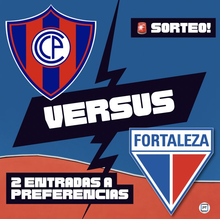 PepiTorres17's tweet photo. 🚨 SORTEO!!

A 24 hs. del encuentro, de la mano de #Amstel podés ganarte 2 entradas al partido Cerro Porteño vs Fortaleza!

Dale RT a esta publicación y seguime para estar participando.

Anuncio ganador/a mañana al mediodía y me comunico por DM. https://t.co/syVcSgWJ6O