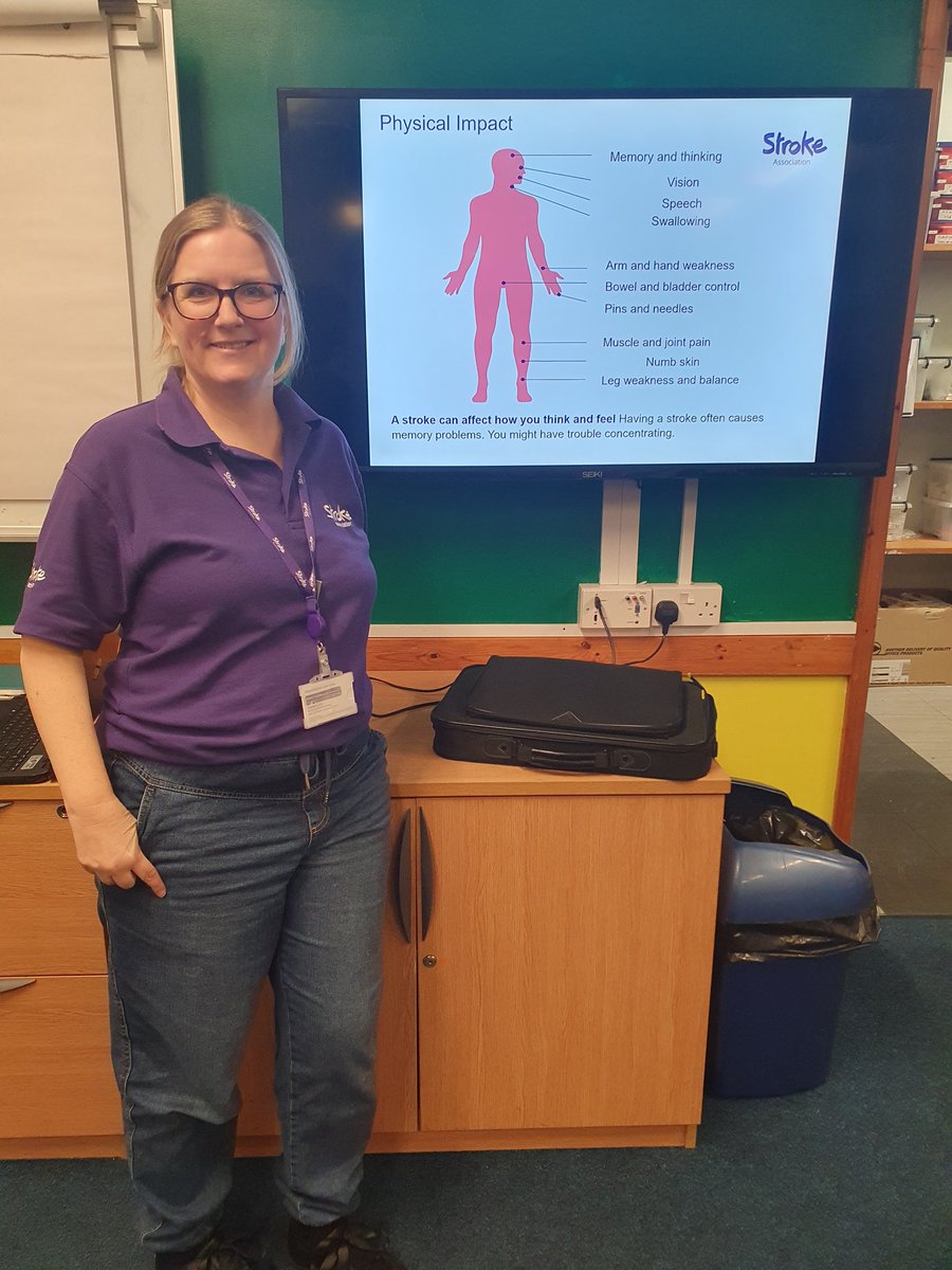 BurySja's tweet photo. @BurySja Tonight unit meeting was lead by our very own volunteer, who outside the organisation, work for Stroke Association. Really insightful evening on Strokes & the links with Atrial Fibrillation. Thank you Anya @happypratt #actfast #reducingtherisk #Strokes #unitmeetingnight https://t.co/gm4w6ON5Dh