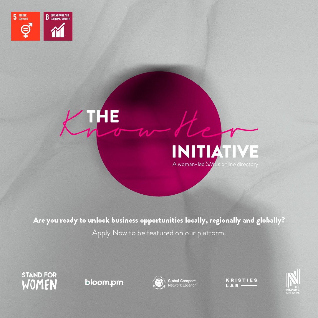 Are you a #WomanEntrepreneur, do you want to expand your business? Here’s your chance to be part of #TheKnowHer Platform! 

➡️ Join: shorturl.at/gknM2 

We are excited on our collaboration with <a href="/KristiesLab/">KristiesLab</a> Stay Tuned!💖