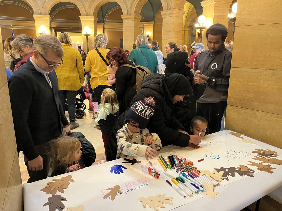 Supt_Adams's tweet photo. Today the @ISD347 ECFE staff traveled to the Minnesota Capitol to Celebrate ECFE day and had an outstanding experience. #ecfe #mnleg #isd347 https://t.co/B1BckppmG1