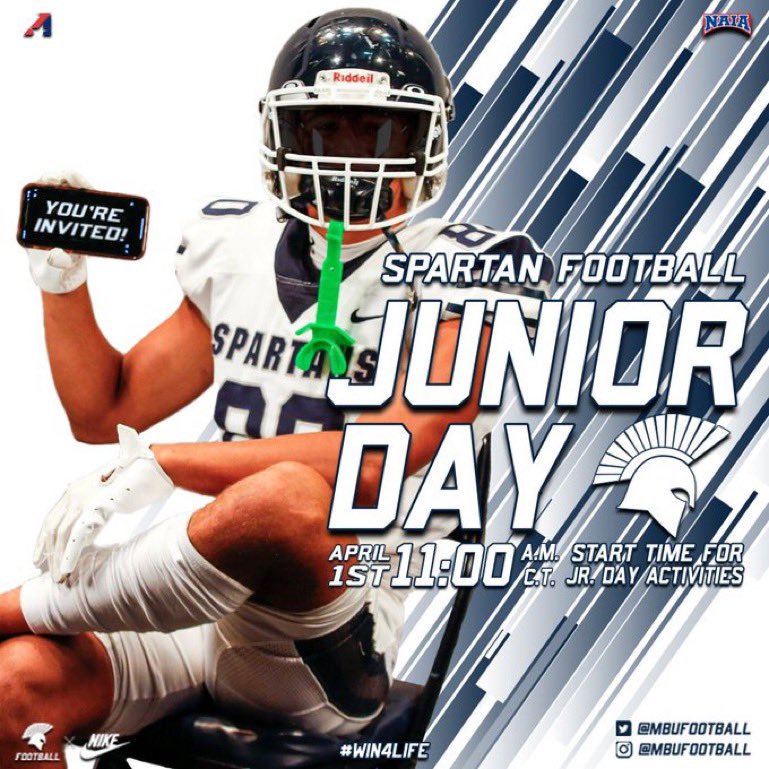 Thanks for the invite! <a href="/CoachKRocheford/">Kenton Rocheford</a> <a href="/MBUFootball/">Missouri Baptist Football</a>