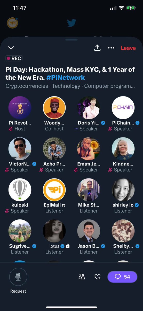 michael_ceo's tweet photo. 🚀 We'd like to express our appreciation to @dorisyincpa and @WoodyLightyearx for hosting the "Pi Day: Hackathon, Mass KYC, & 1 Year of the New Era. #PiNetwork" event on Twitter last night. We also want to thank all of the speakers and listeners who took part in the event. We hope that this gathering will help to foster a sense of unity within the Pi community and enable them to work together toward common goals and objectives.   @USA87500790 @PiRevolutionX  @pichainmall 

https://t.co/5AmRKNB5q6

#GCV314159
#TPGecosystem 
#clubGCV314159 
#epimall 
#piDay2023  
#WhatIDoForPi