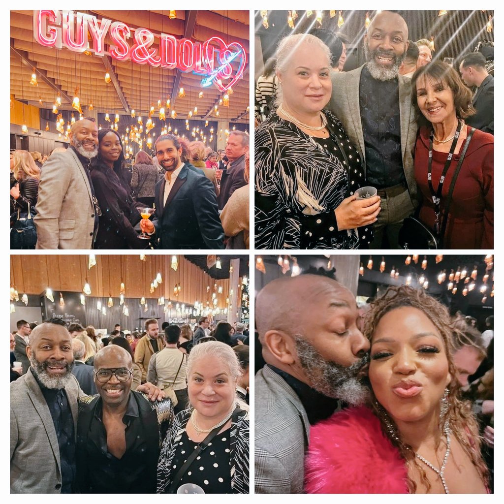 @guysanddollsuk press night! What a beautifull exciting ' EVENT' the @theBBTAs #blackbritishtheatreawards were in attendance and we were blown away by @marishawallace & @iamcedricneal literally redefined these iconic roles. Great work from @arlenephillips @SolangeUK @alexkais89