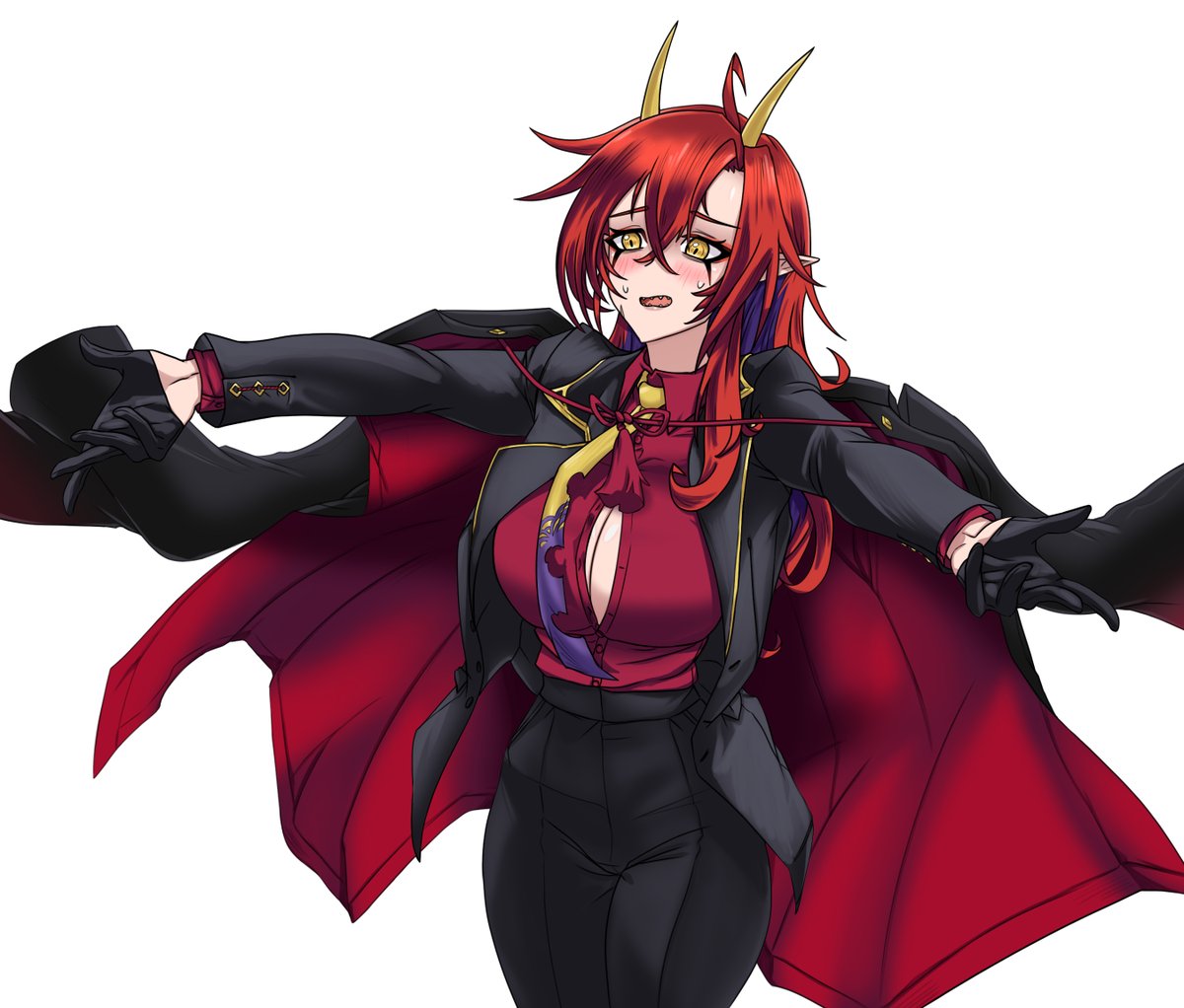 RyuujiFudo's tweet photo. Bueno, esto es algo vergonzoso, pero está es mi versión waifu- tiene todo lo que me pidieron.
*ejem* ojalá les guste está apariencia mis almitas.
#ryuujiart #VtuberES https://t.co/sFBXzdgmtR
