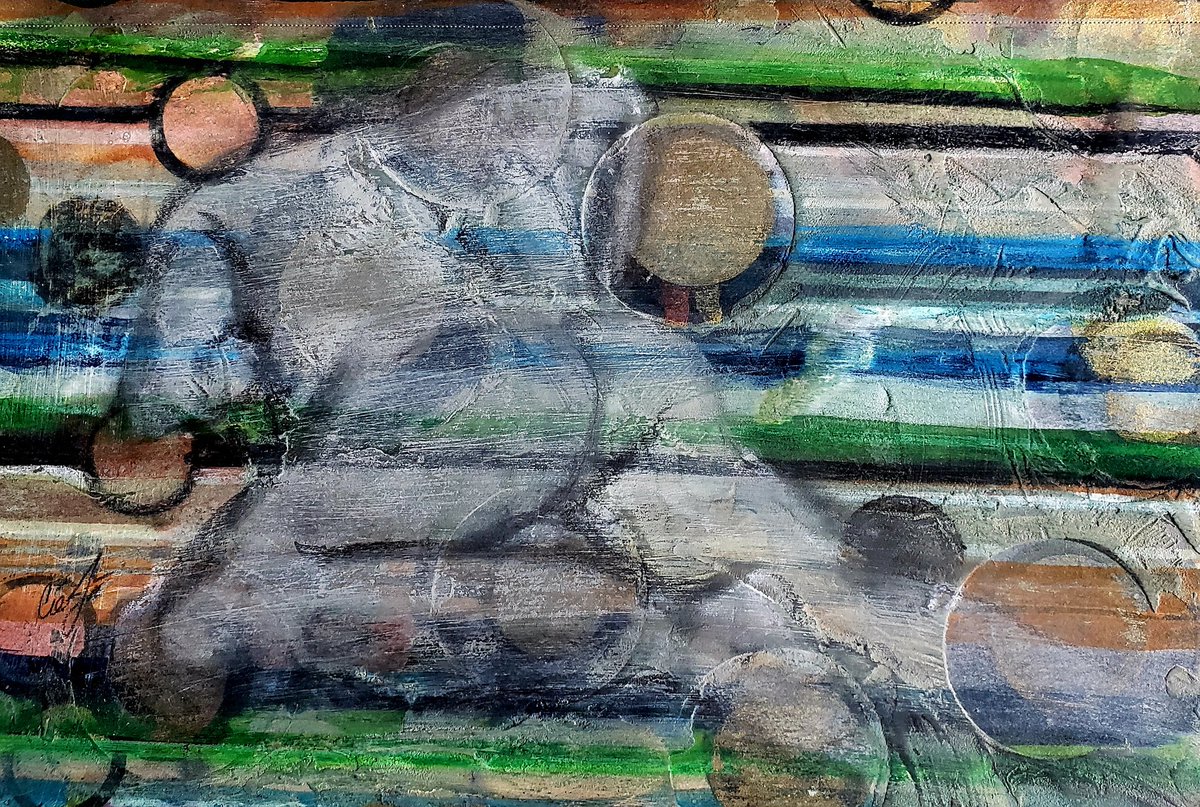 CieJa19's tweet photo. #mixedmedia #sketchbookart  #referencephoto

#mixedmediaart #textural includes #alcoholink #alcoholmarkers #acrylicmarkers #acrylicmedium #coloredpencil #pastel #graphitepencil and use of #eraser and #sandpaper

#texturalart #eraserart
#pastelart #abstractart https://t.co/CafI3w7mar