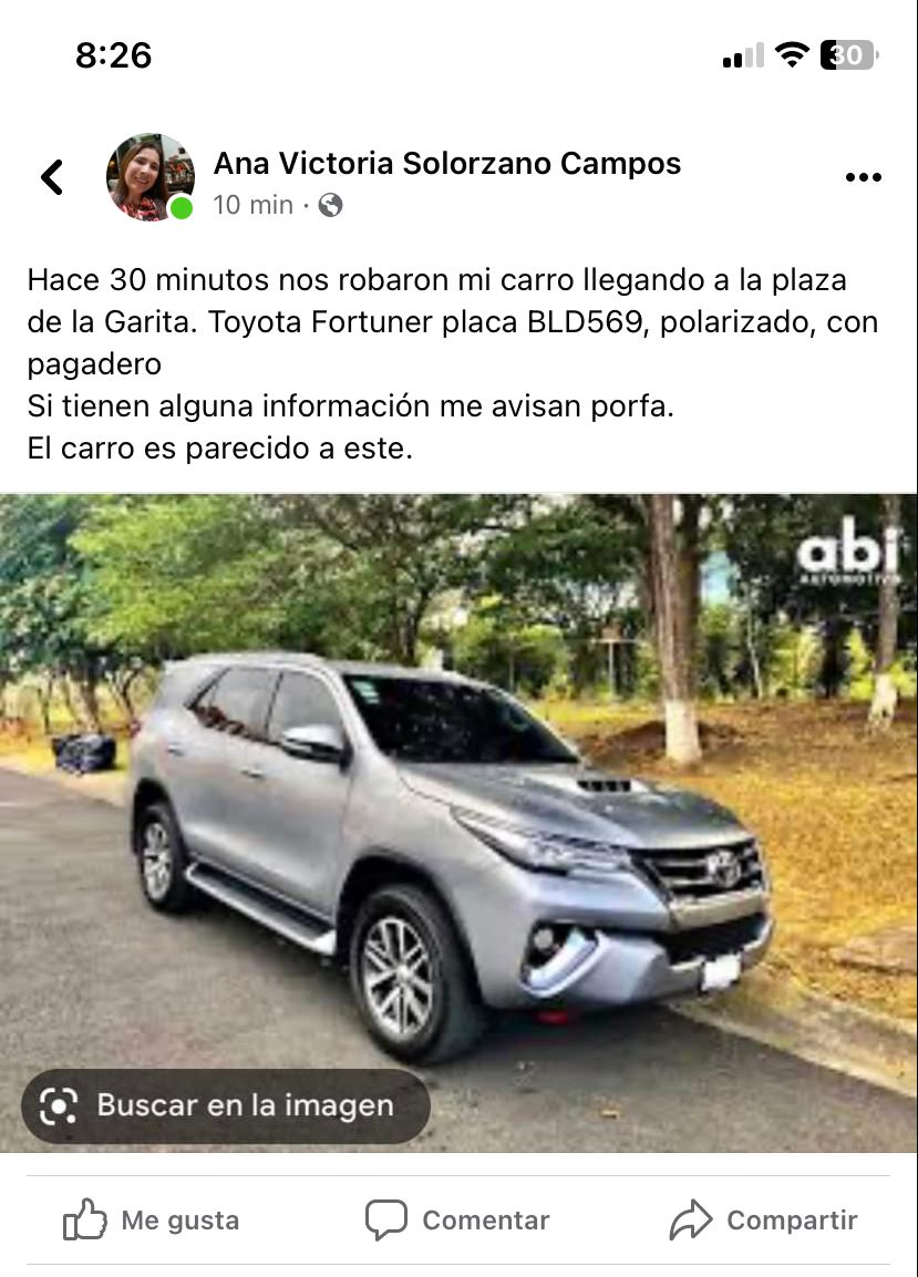 Carro robado, por favor si saben alguna información se les agradecería,  compartan.