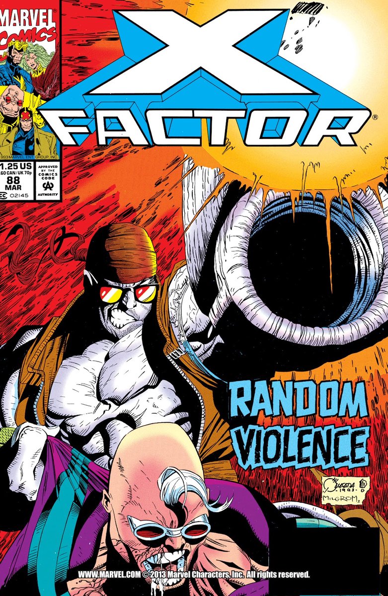 mutiemilestones's tweet photo. Marcus Stone aka Random first appeared in X-Factor #88 in 1993. He has a malleable physical form and can counter other's mutations at "random". Happy 30th. Created by Peter David and Joe Quesada https://t.co/tkweR3xGbY