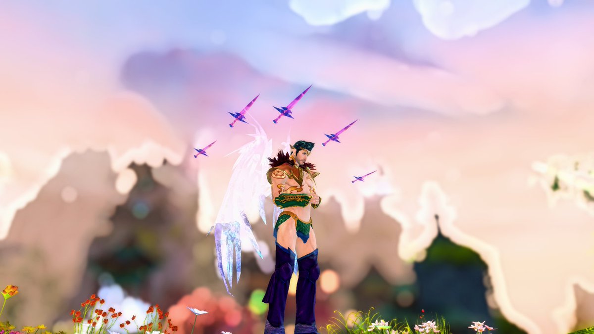 psofomar's tweet photo. I made adjustments (swapped the shoulders out) because the others looked a bit too gaudy.
#gw2mesmer #gw2 #guildwars2 #gw2human https://t.co/VtzqWbFYj7
