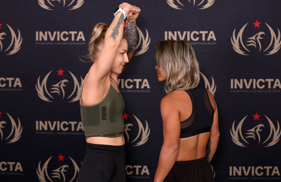 #InvictaFC52 ¡PELEA CO ESTELAR! Pelea muy importante pensando en el cinturón de peso paja entre la polaca Karolina Wojcik y la brasileña Ediana Silva ¿Quién gana? Lo ves en el 620 y 1620 de Directv y la app DGo